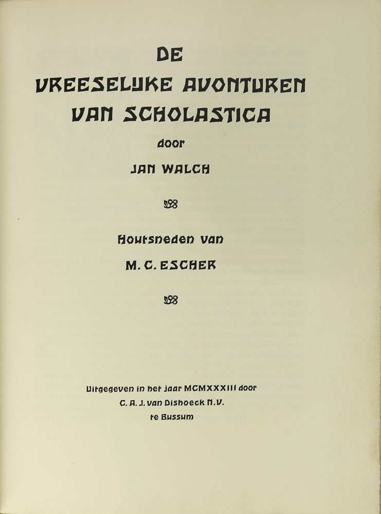 M.C. Escher, The Terrifying Adventures of Scholastica - Image 3 of 4