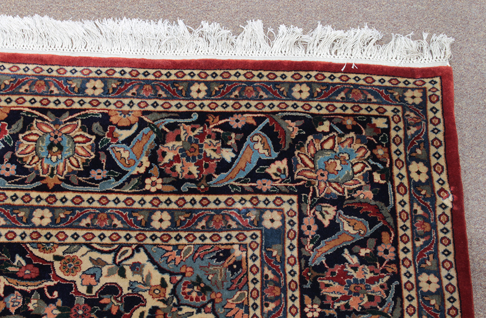 Persian Kashan carpet, 13"h x 10'11" - Image 3 of 4