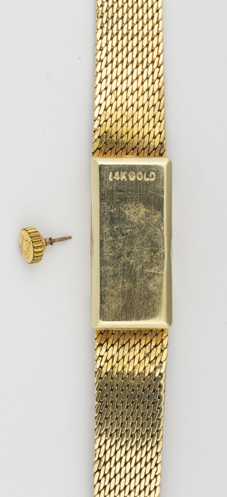 Lady's Jules Jurgensen 14k yellow gold wristwatch - Image 2 of 4