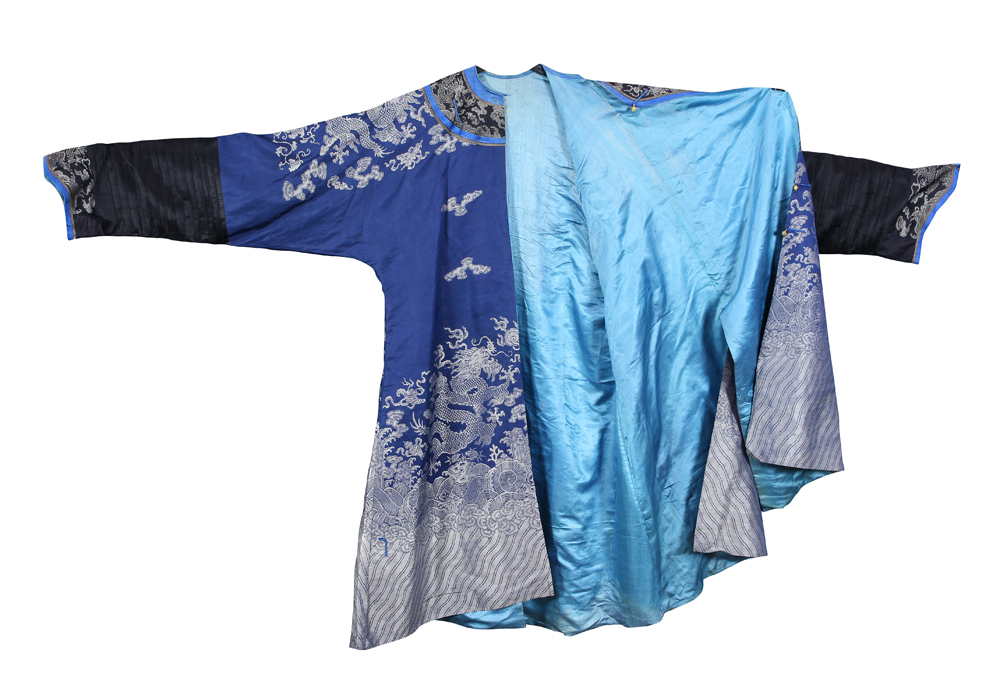 Chinese Blue Jifu Dragon Robe - Image 2 of 4