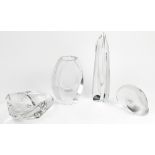(lot of 4) Baccarat crystal group