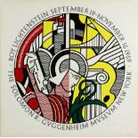 Roy Lichtenstein (American, 1923-1997), "The Solomon R. Guggenhem Museum" poster 1969, signed in