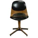 Mid Century Plycraft MCM swivel desk chair by George Mulhauser