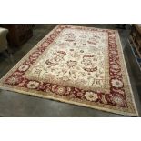 Pakistani Oushak carpet, 9'3" x 13'11"