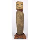 Acoma carved wood corn maiden