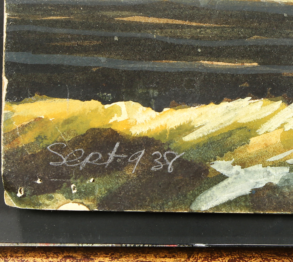 Gouache, Attributed to Charles Burchfield - Image 3 of 4