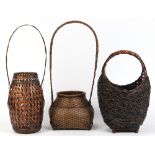 Japanese Ikebana Bamboo Baskets