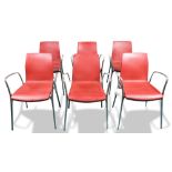 (lot of 6) Jorge Pensi for AKABA Gorka dining chairs