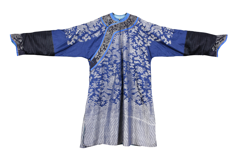 Chinese Blue Jifu Dragon Robe