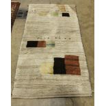 Modern thick pile carpet (damage) 3' x 6'2"