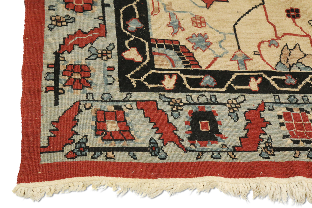 Heriz style flat weave carpet, 8' x 10'2" - Image 2 of 3