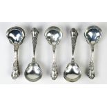 (lot of 24) Gorham sterling silver bouillon spoons in the "Baronial-Old" pattern, 5"l, 20.4 troy