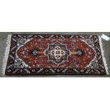 Indo Hamadan carpet, 4' x 2'1"