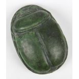 Grueby Art Pottery scarab paperweight