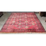Afghan carpet, 8'4" x 10'