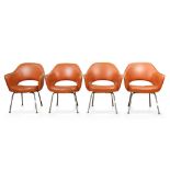 (lot of 6) Eero Saarinen for Knoll executive armchairs