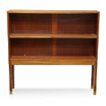 Danish Modern mahogany bookcase