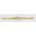 Lady's Jules Jurgensen 14k yellow gold wristwatch