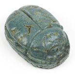 Grueby Art Pottery scarab paperweight