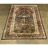 Indo Tabriz carpet, 4'2" x 6'