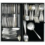 (lot of 74) International sterling silver flatware service in the "Prelude" pattern