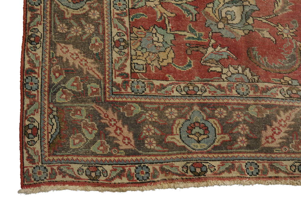 Persian Tabriz carpet, 8' x 10'4" - Image 2 of 3