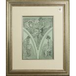 Alphonse Mucha (Czech, 1860–1939), "Figures Decoratives (#1)," 1905, stone lithograph, printed