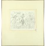 James Ensor (Belgian, 1860–1949), "Masks," 1922, lithograph, plate signed lower left, image: 17.75"h