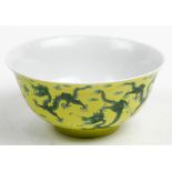 Chinese Yellow Dragon Bowl, Dragons