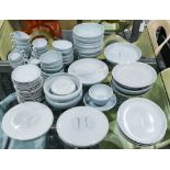 (lot of 56) Russel Wright Iroquois tableware