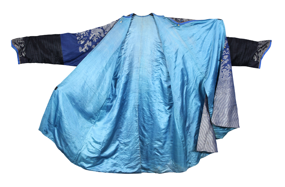 Chinese Blue Jifu Dragon Robe - Image 3 of 4