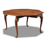 Classical style mahogany drop-leaf table