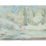Jack Wilkinson Smith (American, 1873-1949), Mountain Lake, watercolor, signed lower right, sight: