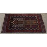 Kurdish carpet, 2'8" x 4'5"