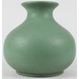 Teco signed Art Pottery vase, 9.75"h