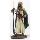 Franz Bergmann (Austrian 1898-1963) Orientalist cold painted bronze