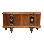 Continental Empire style entry console table