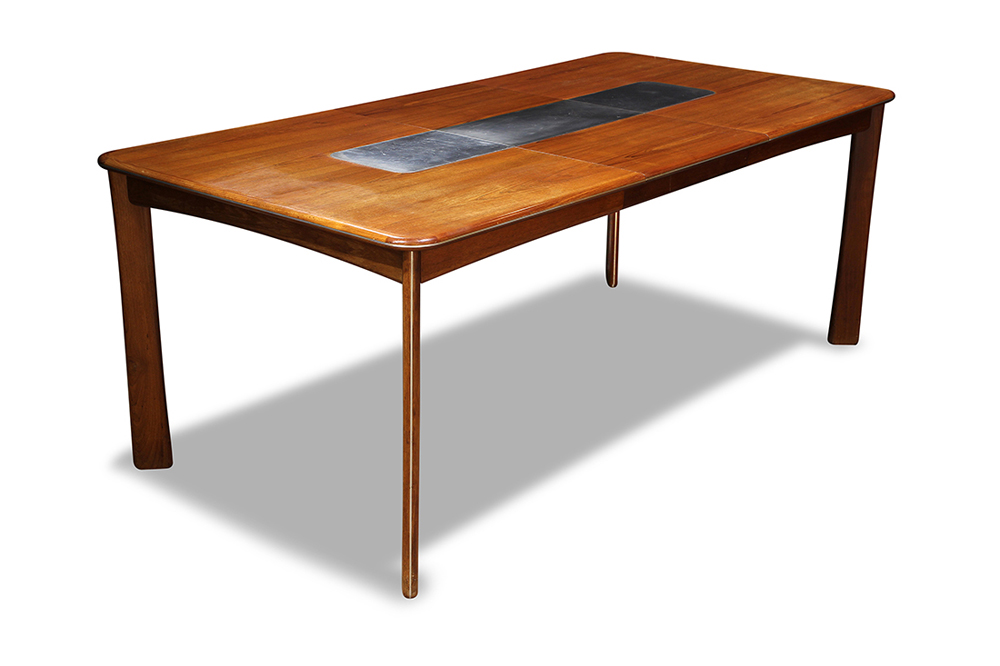 (lot of 7) Danish Modern Johannes Andersen for Uldum Møbelfabrik dining suite, consisting of a - Image 2 of 13