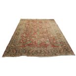 Persian Tabriz carpet, 8' x 10'4"
