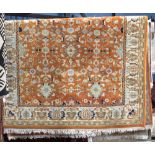 Indo Hamadan carpet, 6' x 8'11"