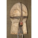 Luba, Dominican Republic Congo dance mask made for and used by the Kifwebe men's society, 1950-