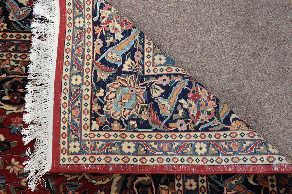 Persian Kashan carpet, 13"h x 10'11" - Image 4 of 4