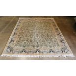 Sino Aubusson floral wool carpet, 8' x 10'5"