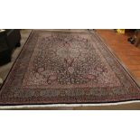 Indo Tabriz carpet, 11'9" x 15'9"