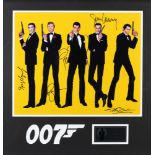James Bond 007 framed image