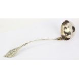 Wood & Hughes Lily of the Valley sterling punch ladle, circa 1880