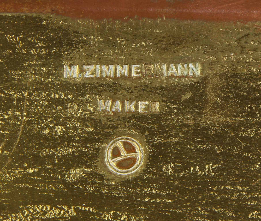 Marie Zimmerman hammered copper lidded box - Image 6 of 6