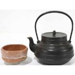 Japanese Tetsubin, Raku Tea Bowl