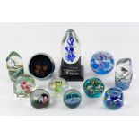 (lot of 11) Paperweight group