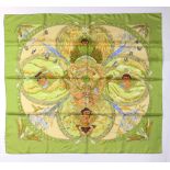 Hermes "Amazonia" by Laurence Bourthoumieux scarf
